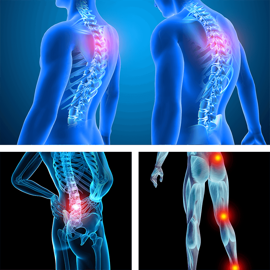 These micro-traumas can cause pain in different parts of your back and your body.
